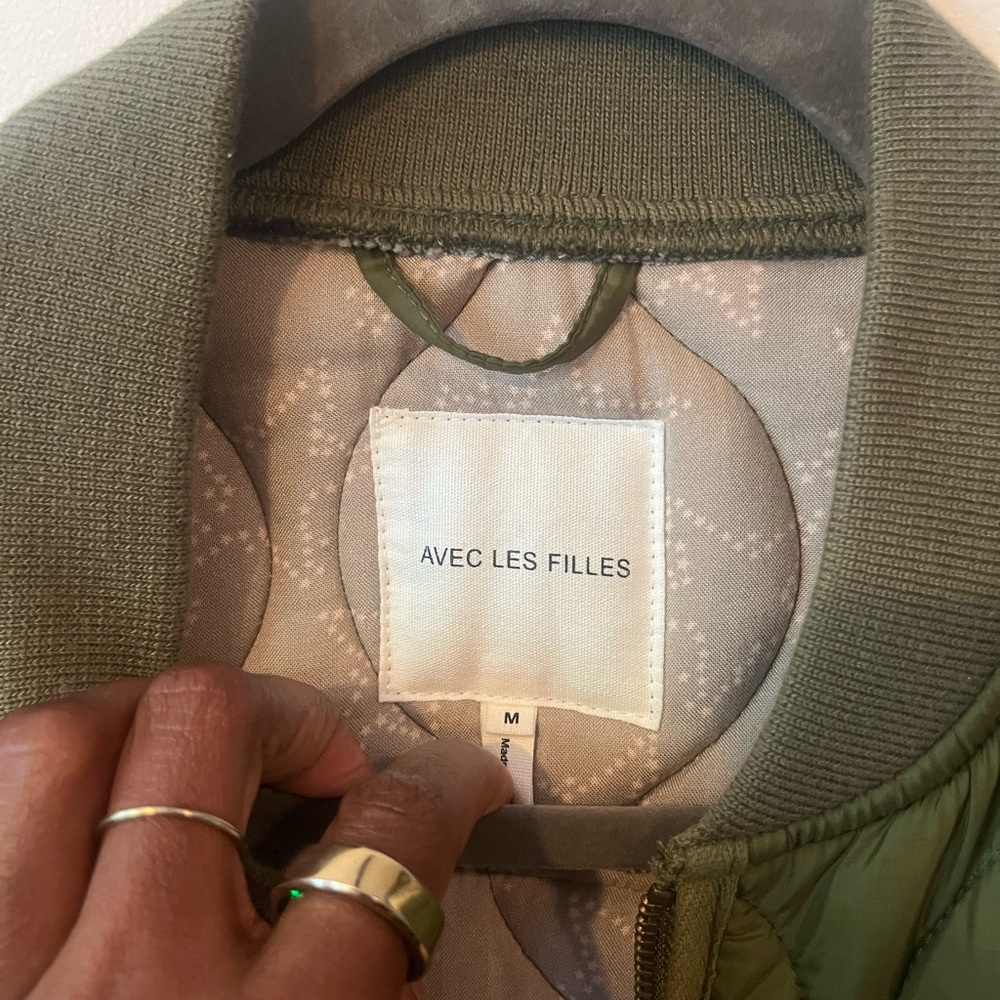 Green Quilted Jacket - image 3